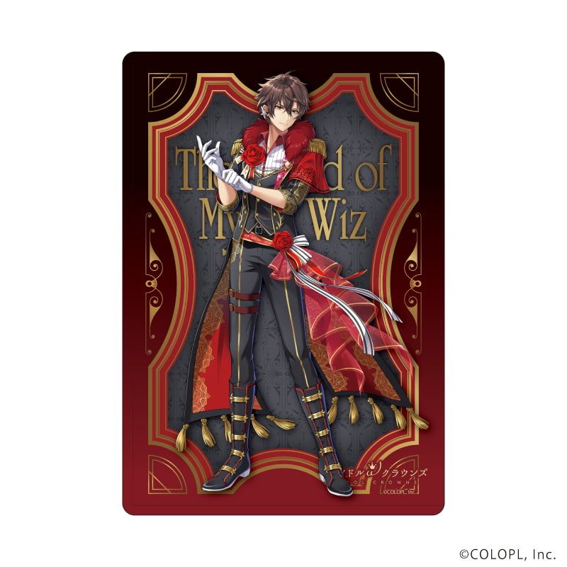 キャラクリアケース「クイズRPG 魔法使いと黒猫のウィズ」01/アイドルωクラウンズ キワム(描き下ろしイラスト)