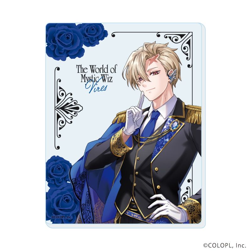 アクリルカード「クイズRPG 魔法使いと黒猫のウィズ」01/アイドルωクラウンズ コンプリートセット(全6種)(描き下ろしイラスト)