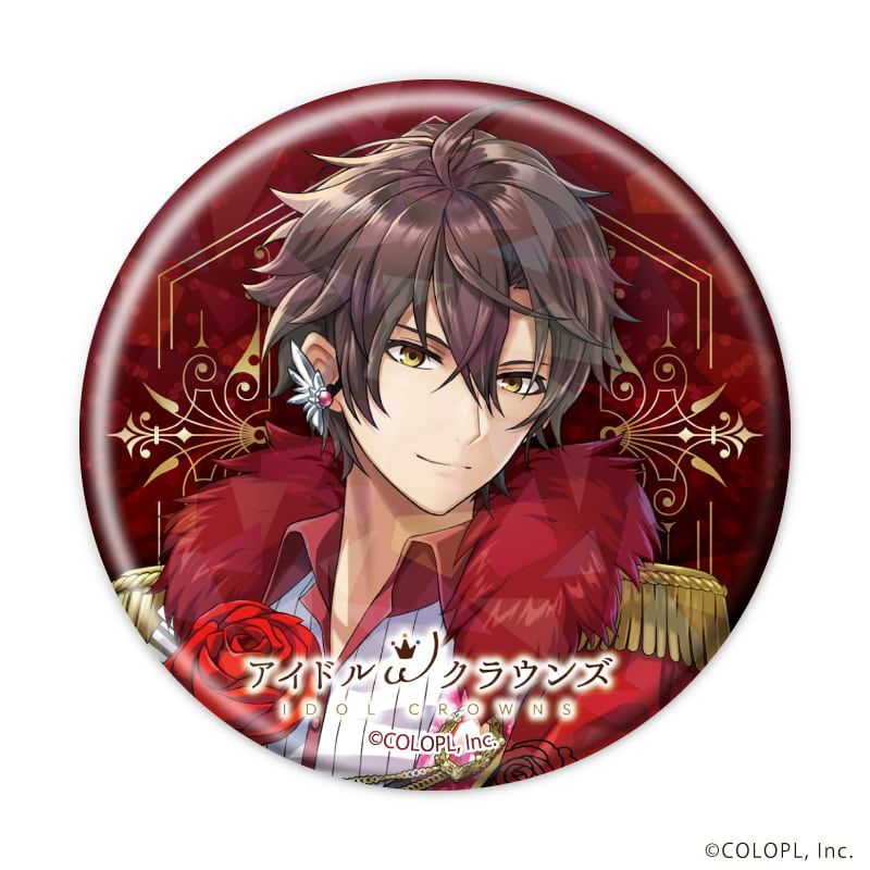 ホログラム缶バッジ(57mm)「クイズRPG 魔法使いと黒猫のウィズ」01/アイドルωクラウンズ コンプリートセット(全6種)(描き下ろしイラスト)