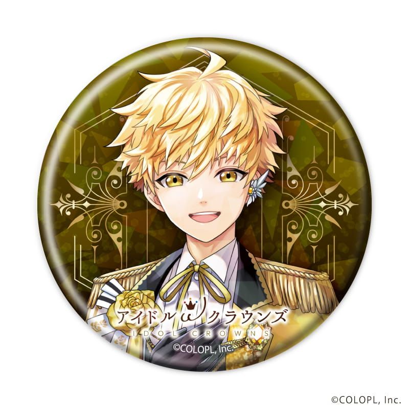 ホログラム缶バッジ(57mm)「クイズRPG 魔法使いと黒猫のウィズ」01/アイドルωクラウンズ コンプリートセット(全6種)(描き下ろしイラスト)