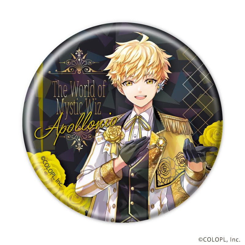 ホログラム缶バッジ(57mm)「クイズRPG 魔法使いと黒猫のウィズ」01/アイドルωクラウンズ コンプリートセット(全6種)(描き下ろしイラスト)