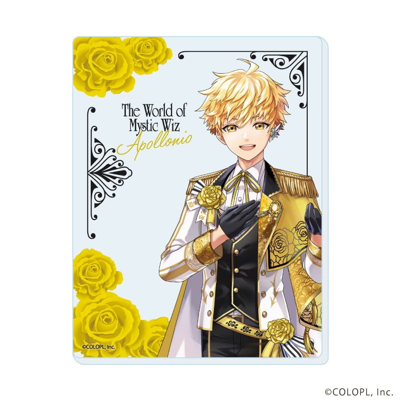 アクリルカード「クイズRPG 魔法使いと黒猫のウィズ」01/アイドルωクラウンズ ブラインド(6種)(描き下ろしイラスト)