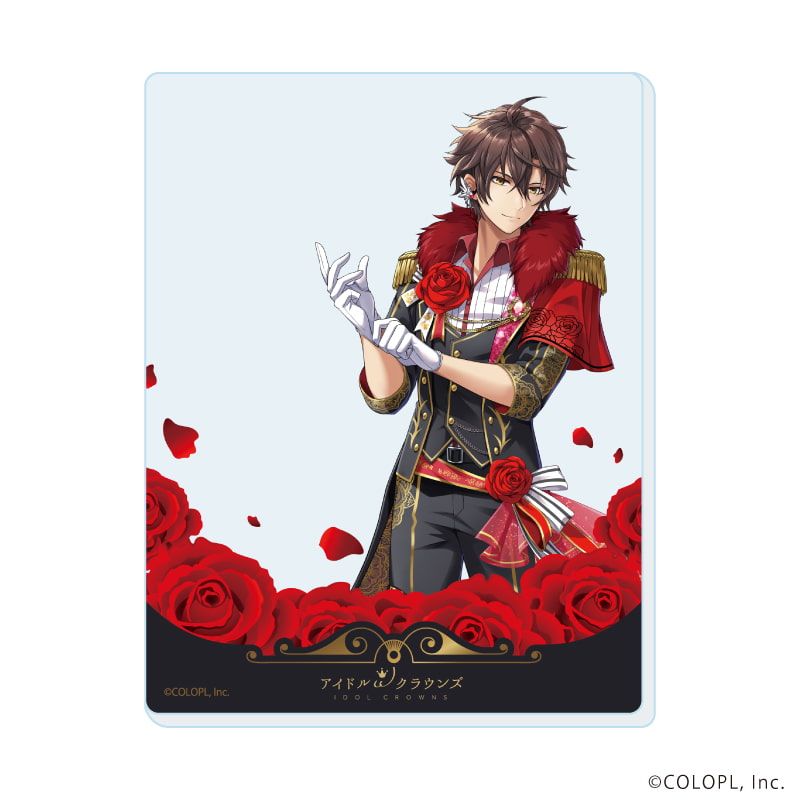 アクリルカード「クイズRPG 魔法使いと黒猫のウィズ」01/アイドルωクラウンズ ブラインド(6種)(描き下ろしイラスト)