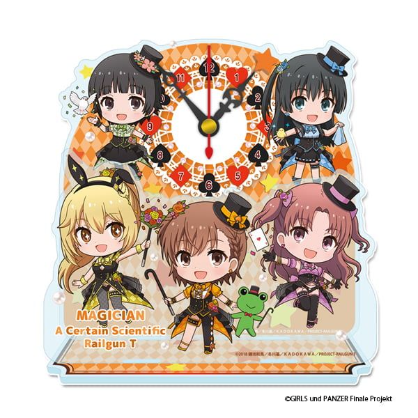 とある科学の超電磁砲T ぷちちょこミニアクリル置時計【マジシャンver.】