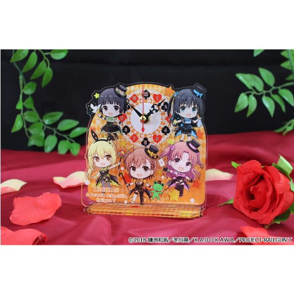 とある科学の超電磁砲T ぷちちょこミニアクリル置時計【マジシャンver.】