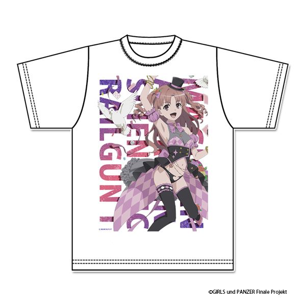 とある科学の超電磁砲T 描き下ろしグラフィックTシャツ【白井黒子】マジシャンver.