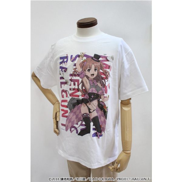 とある科学の超電磁砲T 描き下ろしグラフィックTシャツ【白井黒子】マジシャンver.