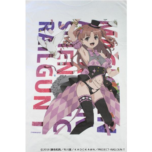 とある科学の超電磁砲T 描き下ろしグラフィックTシャツ【白井黒子】マジシャンver.