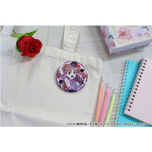 とある科学の超電磁砲T 描き下ろしBIG缶バッジ【白井黒子】マジシャンver.