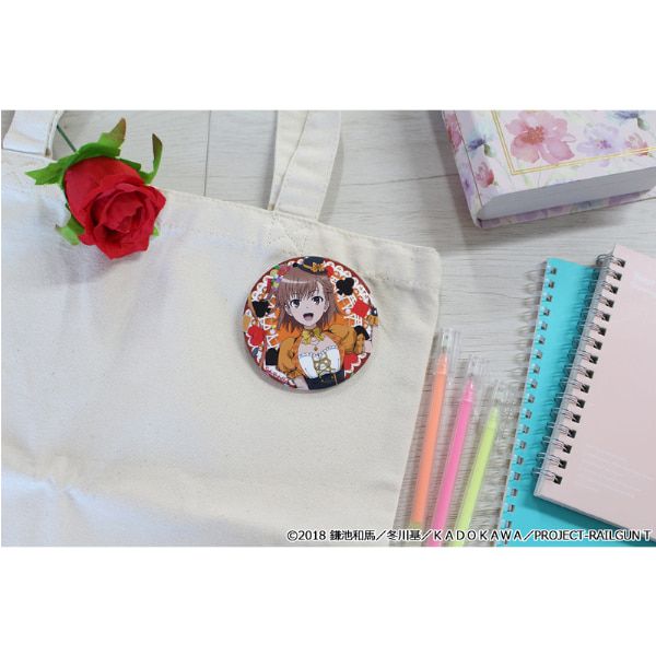 とある科学の超電磁砲T 描き下ろしBIG缶バッジ【御坂美琴】マジシャンver.