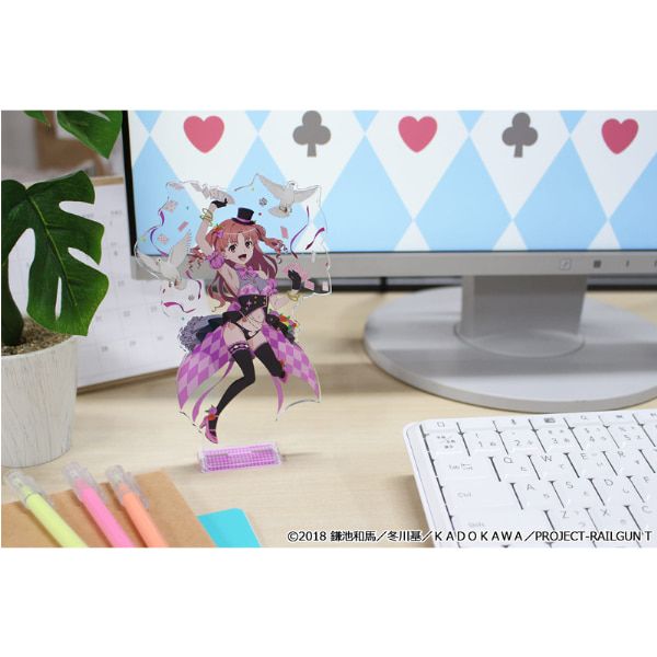 とある科学の超電磁砲T 描き下ろしアクリルスタンド【白井黒子】マジシャンver.