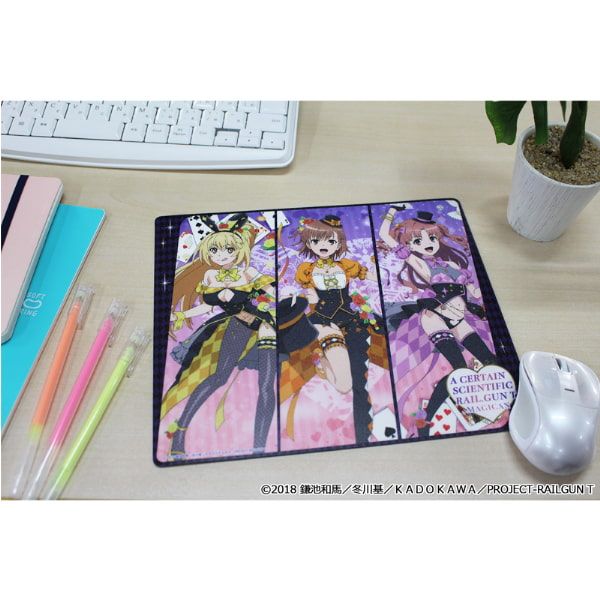 とある科学の超電磁砲T 描き下ろしマウスパッド【マジシャンver.】