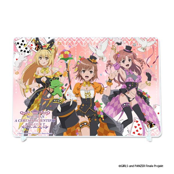 とある科学の超電磁砲T 描き下ろしBIGアクリルボード【マジシャンver.】