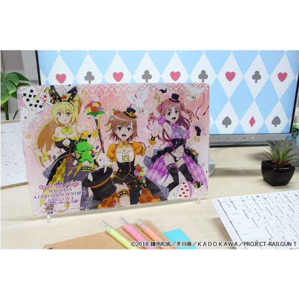 とある科学の超電磁砲T 描き下ろしBIGアクリルボード【マジシャンver.】