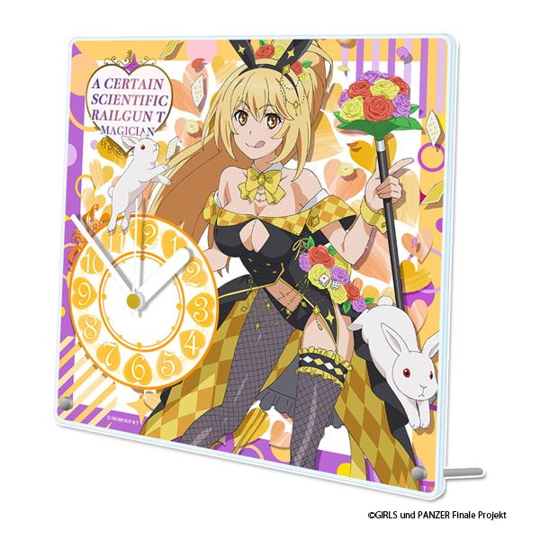 とある科学の超電磁砲T 描き下ろしアクリル置時計【食蜂操祈】マジシャンver.