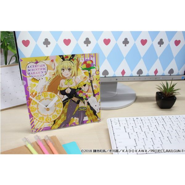 とある科学の超電磁砲T 描き下ろしアクリル置時計【食蜂操祈】マジシャンver.