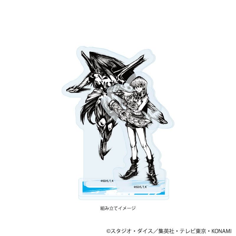 アクリルスタンドプレート「遊☆戯☆王デュエルモンスターズGX」07/天上院明日香(墨絵イラスト)
