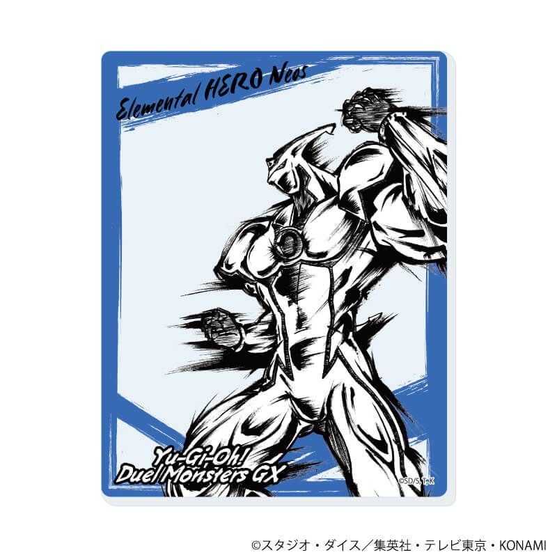 アクリルカード「遊☆戯☆王デュエルモンスターズGX」03/コンプリートセット(全6種)(墨絵イラスト)