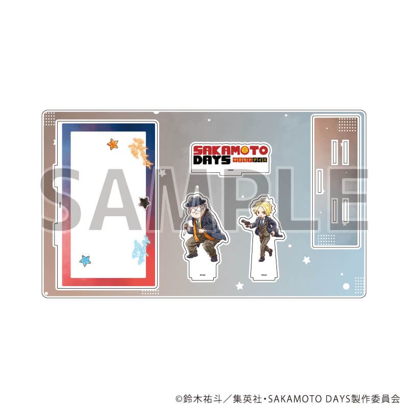 プレミアム アクリルジオラマプレート「SAKAMOTO DAYS」07/坂本太郎&朝倉シン バトル×スーツver.(グラフアートイラスト)