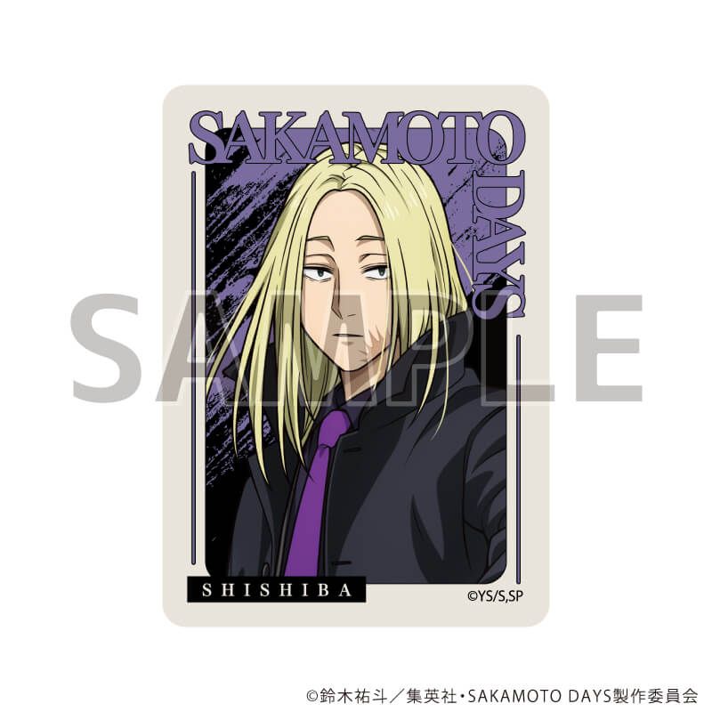 ダイカットステッカー「SAKAMOTO DAYS」04/神々廻 バトル×スーツver.(描き下ろしイラスト)
