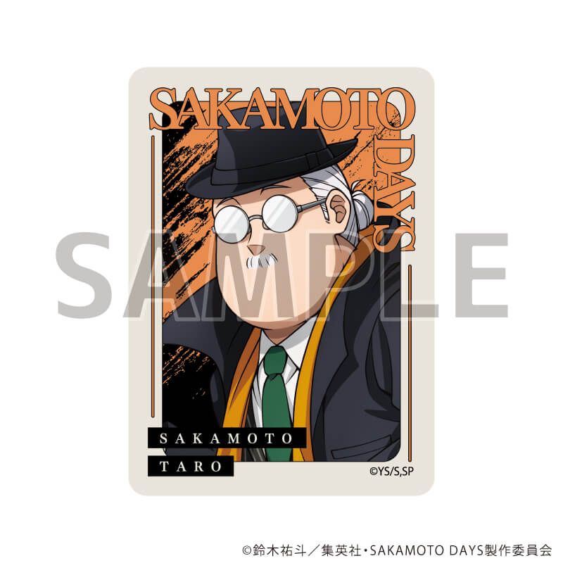 ダイカットステッカー「SAKAMOTO DAYS」01/坂本太郎 バトル×スーツver.(描き下ろしイラスト)