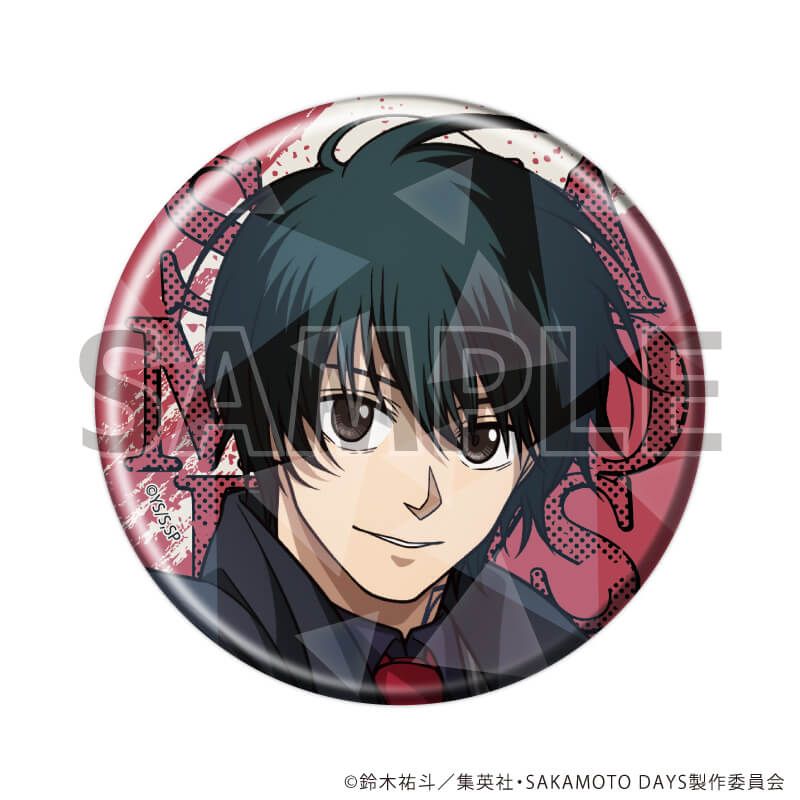 ホログラム缶バッジ(57mm)「SAKAMOTO DAYS」26/バトル×スーツver. コンプリートセット(全7種)(描き下ろしイラスト)