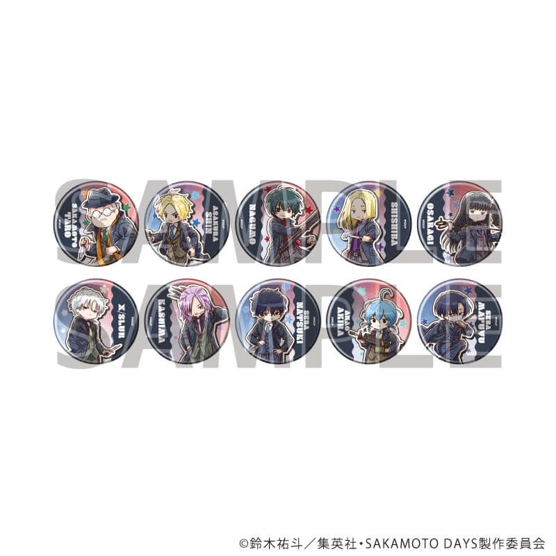 缶バッジ「SAKAMOTO DAYS」24/バトル×スーツver. ブラインド(10種)(グラフアートイラスト)