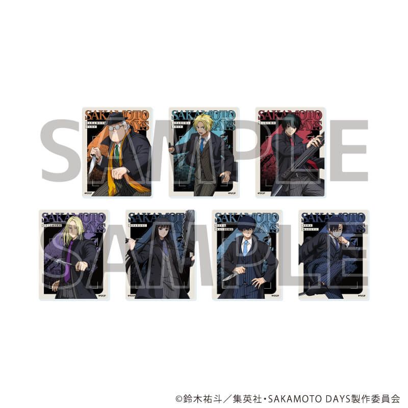 アクリルカード「SAKAMOTO DAYS」15/バトル×スーツver. ブラインド(7種)(描き下ろしイラスト)