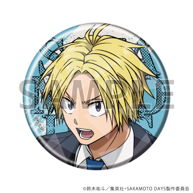 ホログラム缶バッジ(57mm)「SAKAMOTO DAYS」26/バトル×スーツver. ブラインド(7種)(描き下ろしイラスト)