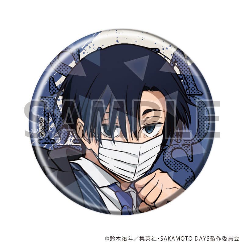 ホログラム缶バッジ(57mm)「SAKAMOTO DAYS」26/バトル×スーツver. ブラインド(7種)(描き下ろしイラスト)