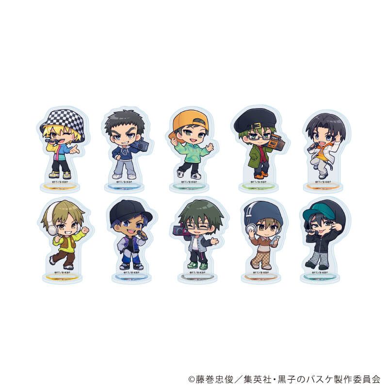 アクリルぷちスタンド「黒子のバスケ」27/ヒップホップver. コンプリートセット(全10種)(ミニキャライラスト)