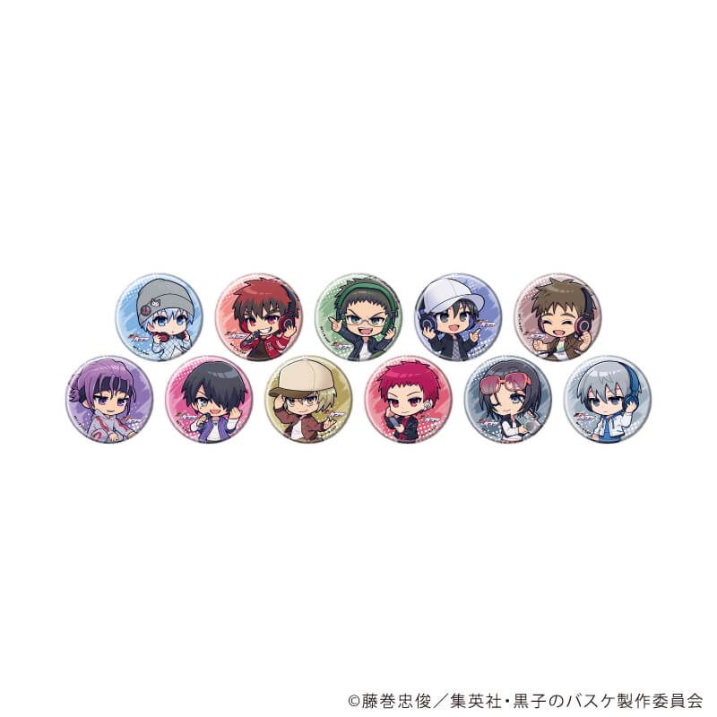 缶バッジ「黒子のバスケ」33/ヒップホップver. コンプリートセット(全11種)(ミニキャライラスト)