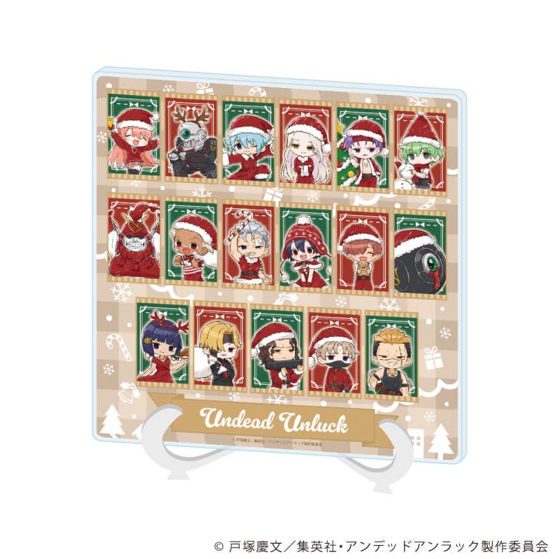 アクリルアートボード「アンデッドアンラック」01/クリスマスver.(グラフアートイラスト)