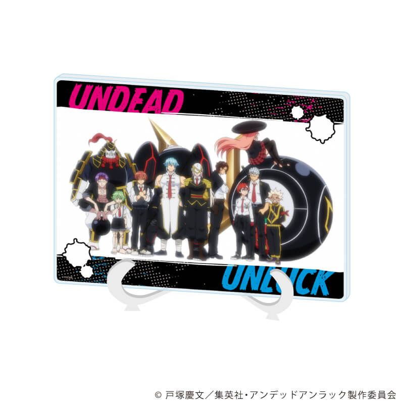 アクリルアートボード(A5サイズ)「アンデッドアンラック」03/集合(場面写イラスト)