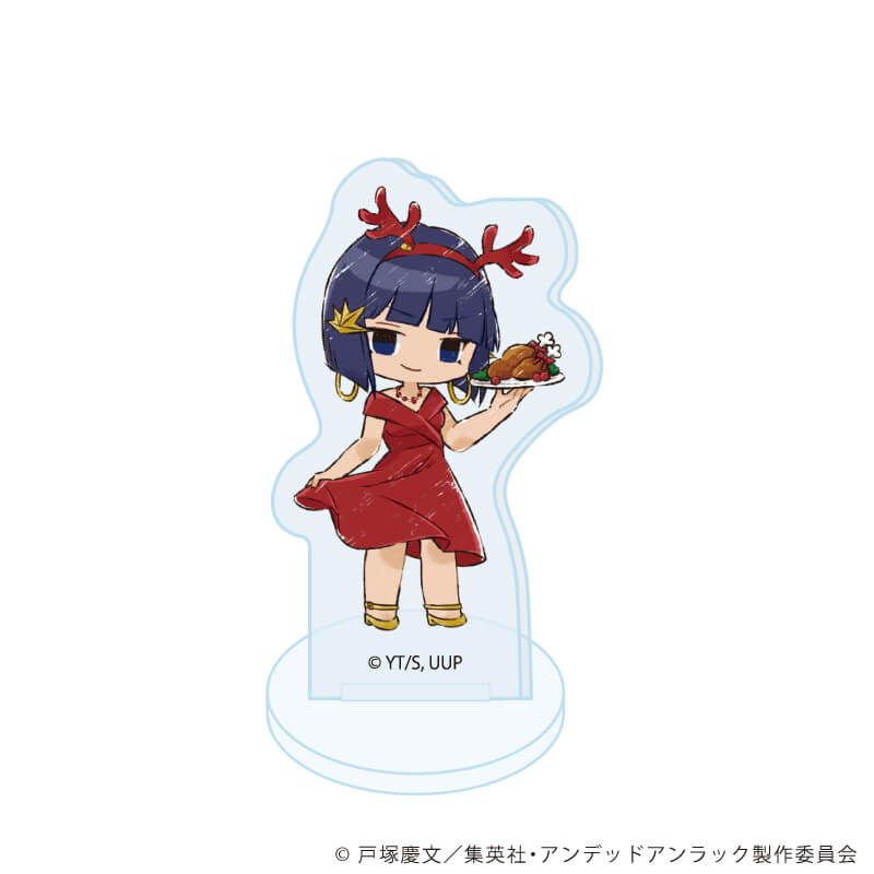 アクリルぷちスタンド「アンデッドアンラック」05/クリスマスver. セット3 ブラインド(5種)(グラフアートイラスト)