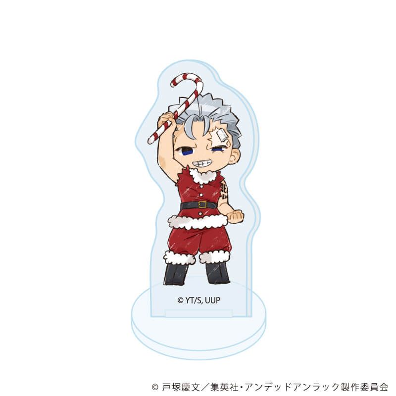 アクリルぷちスタンド「アンデッドアンラック」03/クリスマスver. セット1 ブラインド(6種)(グラフアートイラスト)