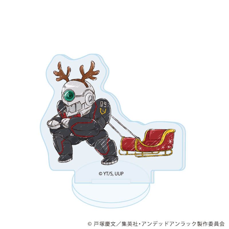 アクリルぷちスタンド「アンデッドアンラック」03/クリスマスver. セット1 ブラインド(6種)(グラフアートイラスト)