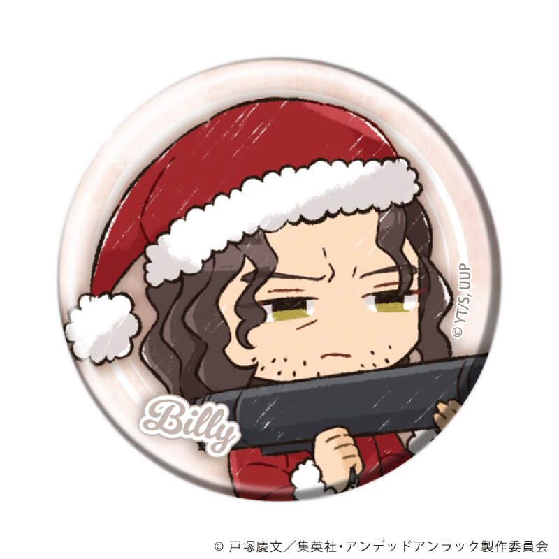 缶バッジ「アンデッドアンラック」11/クリスマスver. セット3 ブラインド(5種)(グラフアートイラスト)