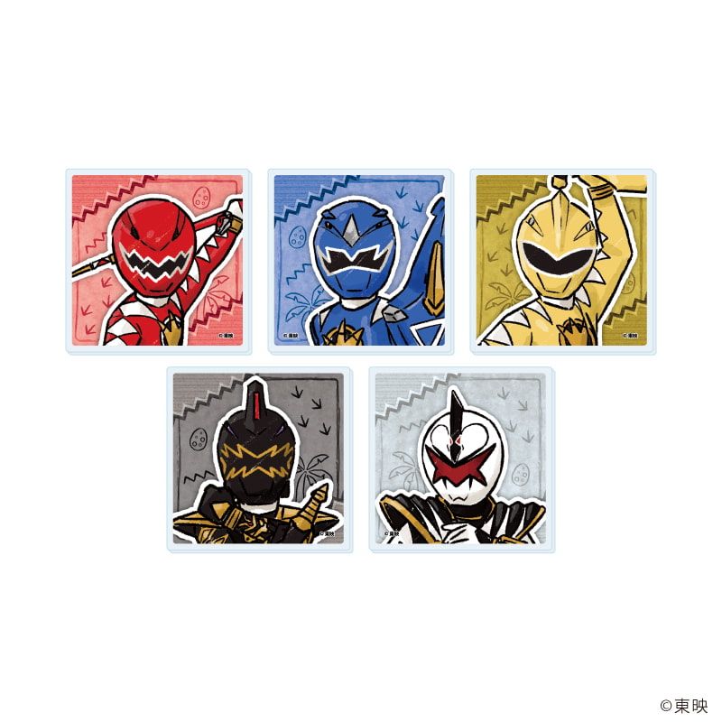 アクリルマグネット「爆竜戦隊アバレンジャー」01/コンプリートセット(全5種)(グラフアートイラスト)