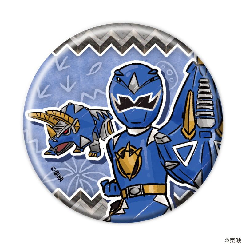 缶バッジ「爆竜戦隊アバレンジャー」01/ブラインド(5種)(グラフアートイラスト)