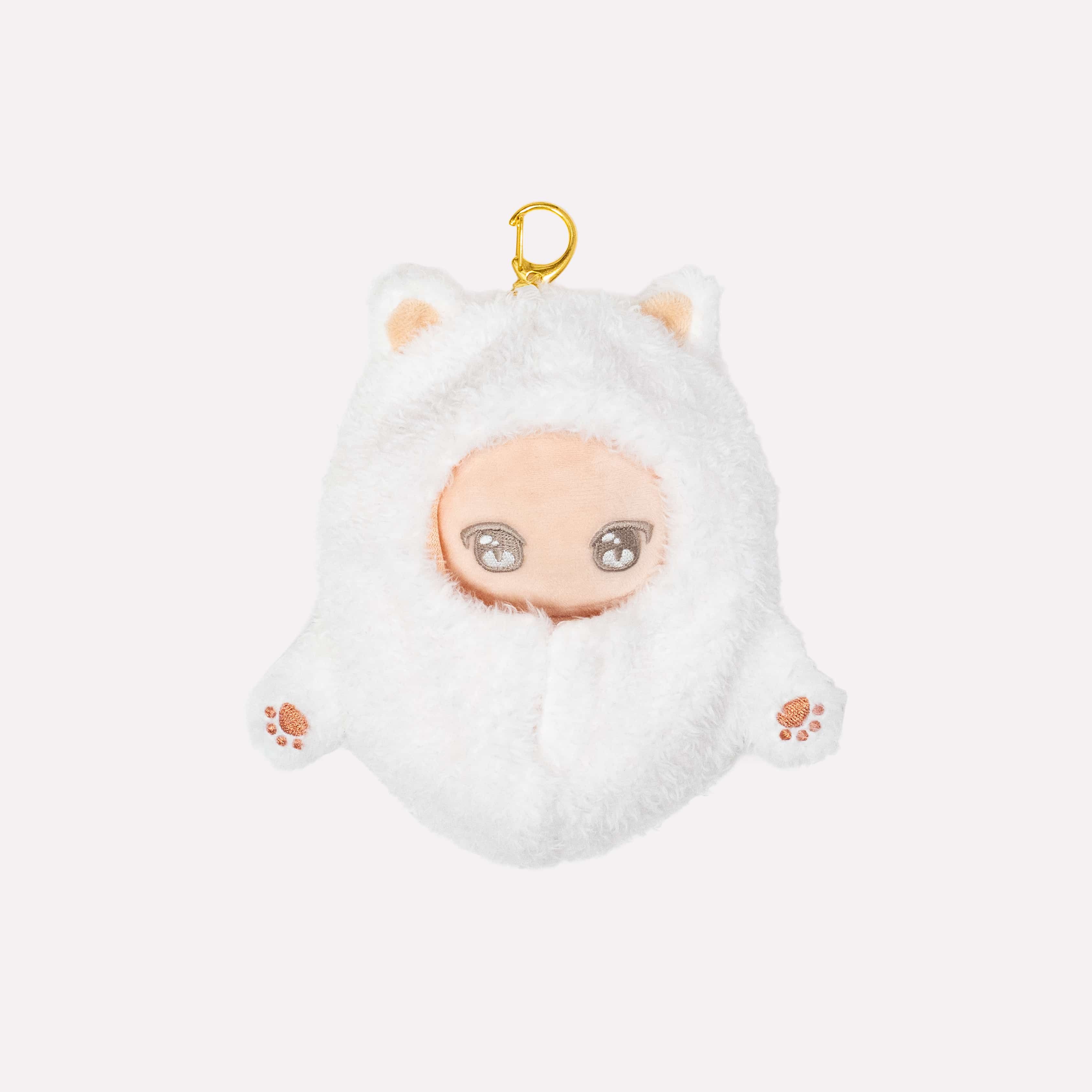 つなぐるみん（ねこ　白）