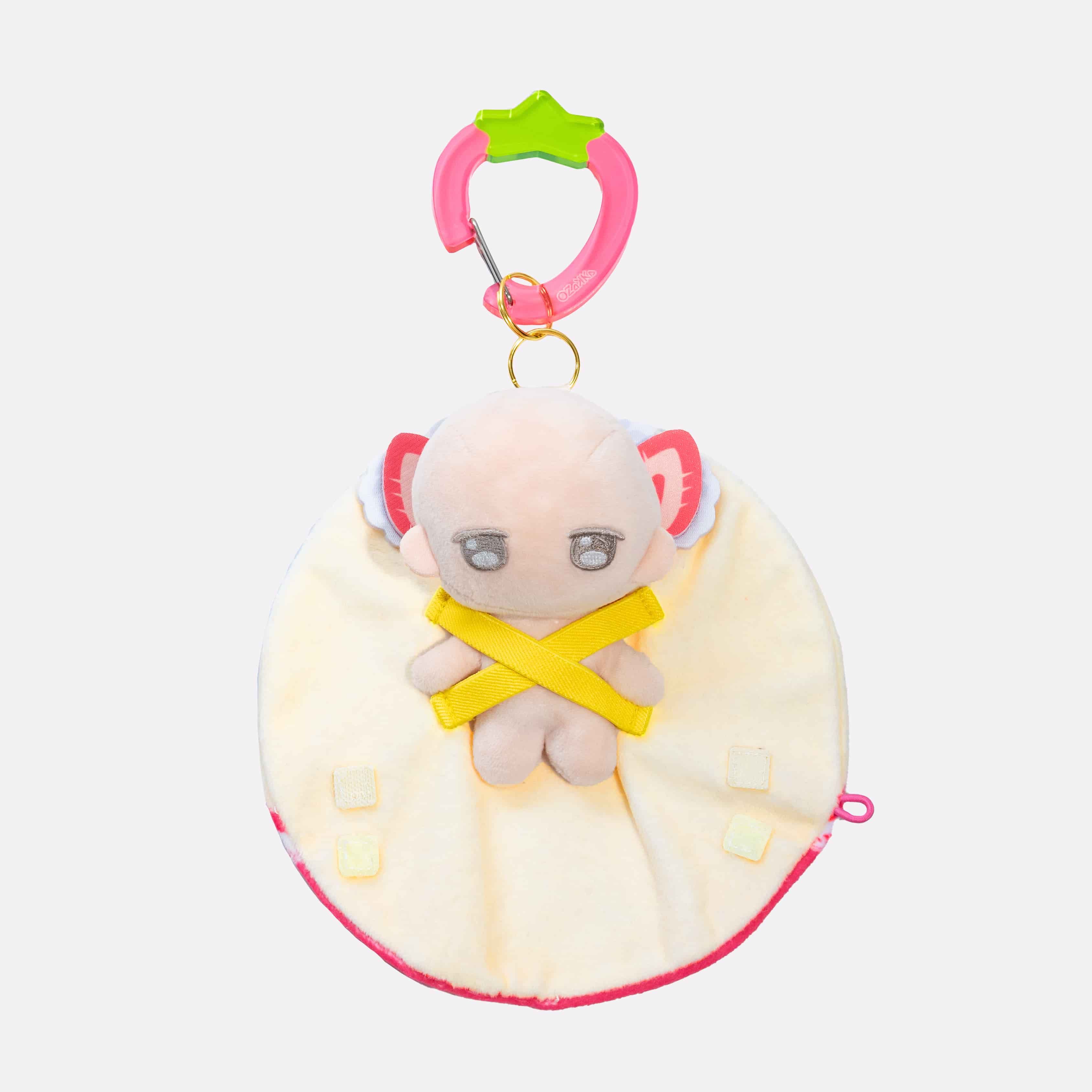 ぬいのおくるみ ぬいくるみん　クレープ(いちご)