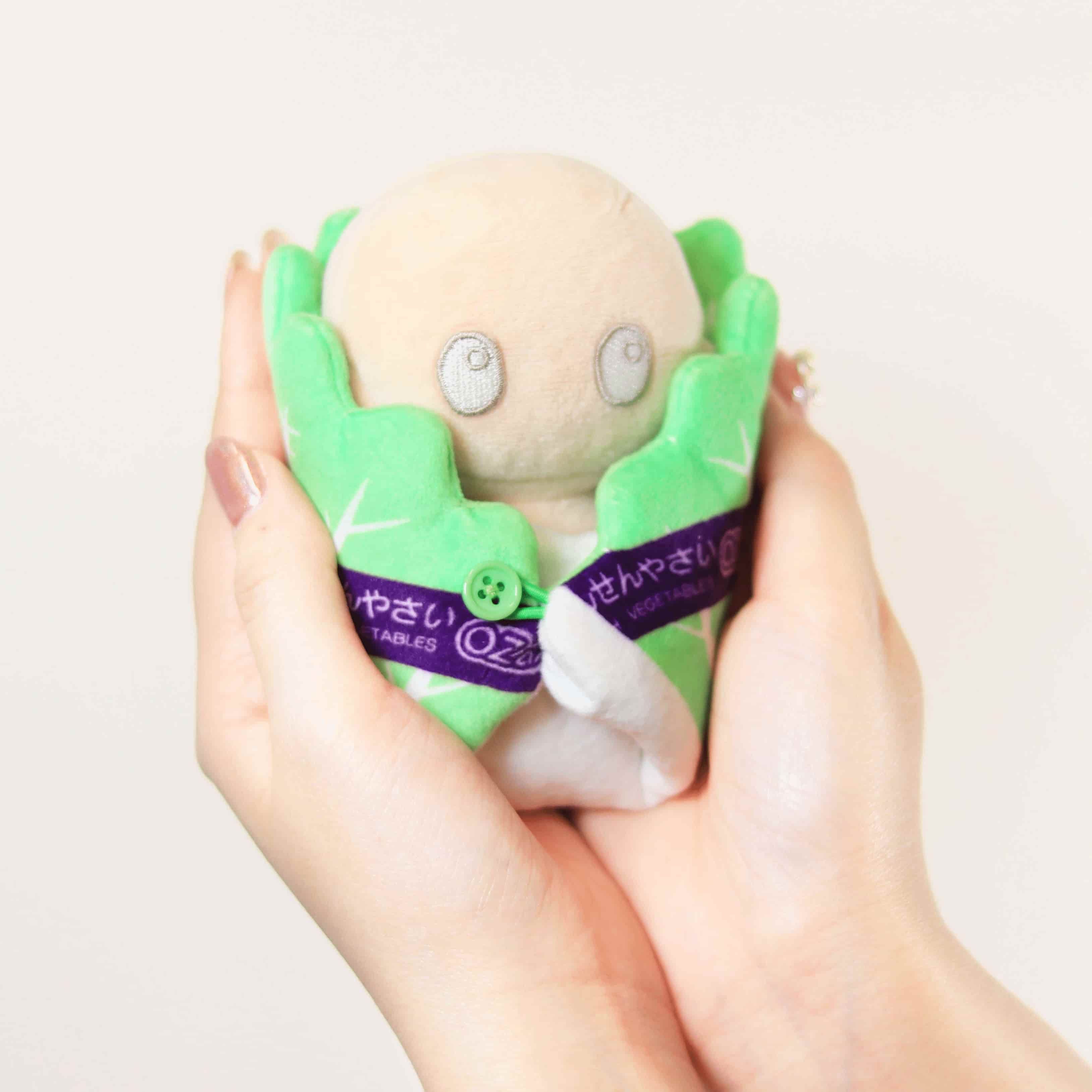 ぬいのおくるみ ぬいくるみん　クレープ(いちご)