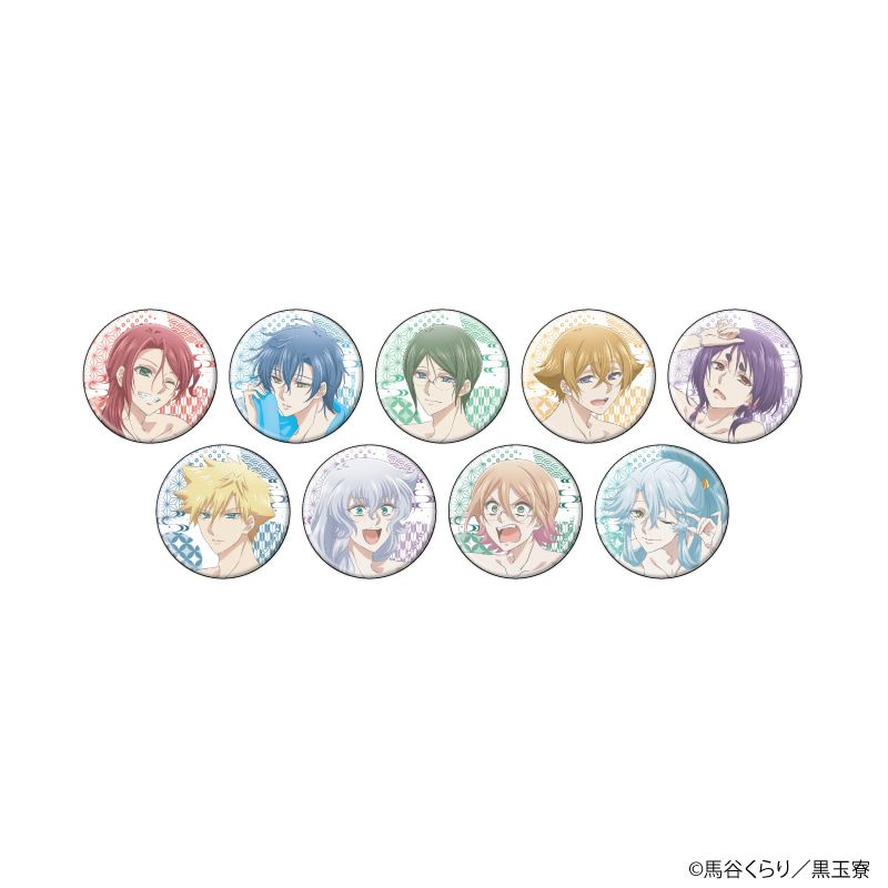 缶バッジ「美男高校地球防衛部ハイカラ！」03/コンプリートセット(全9種)(描き下ろしイラスト)