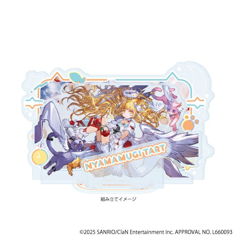 プレミアム アクリルジオラマプレート「にゃんたじあ！」03/若魔麦たると 2025誕生日ver.(公式イラスト)