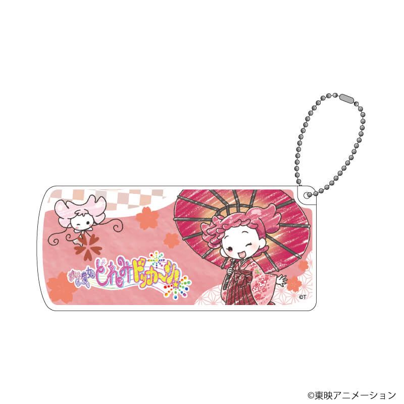 スライド式小物ケース「おジャ魔女どれみドッカ～ン！」29/春風ぽっぷ 袴・番傘ver.(グラフアートイラスト)