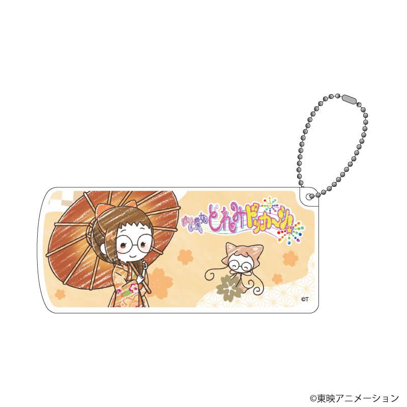 スライド式小物ケース「おジャ魔女どれみドッカ～ン！」25/藤原はづき 袴・番傘ver.(グラフアートイラスト)