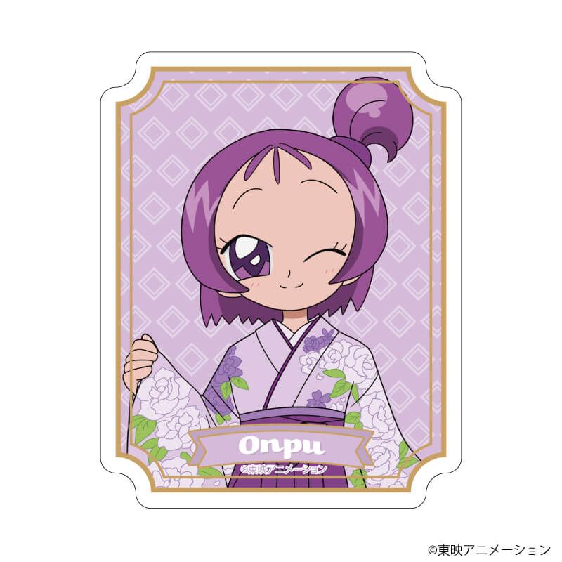 ダイカットステッカー「おジャ魔女どれみドッカ～ン！」11/瀬川おんぷ 袴・番傘ver.(描き下ろしイラスト)