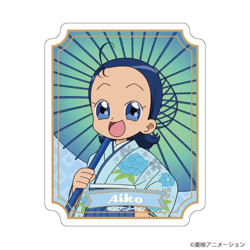 ダイカットステッカー「おジャ魔女どれみドッカ～ン！」10/妹尾あいこ 袴・番傘ver.(描き下ろしイラスト)