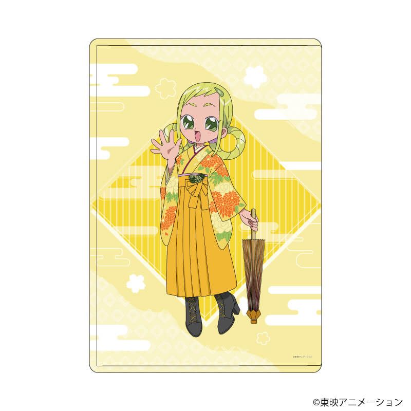 キャラクリアケース「おジャ魔女どれみドッカ～ン！」29/飛鳥ももこ 袴・番傘ver.(描き下ろしイラスト)